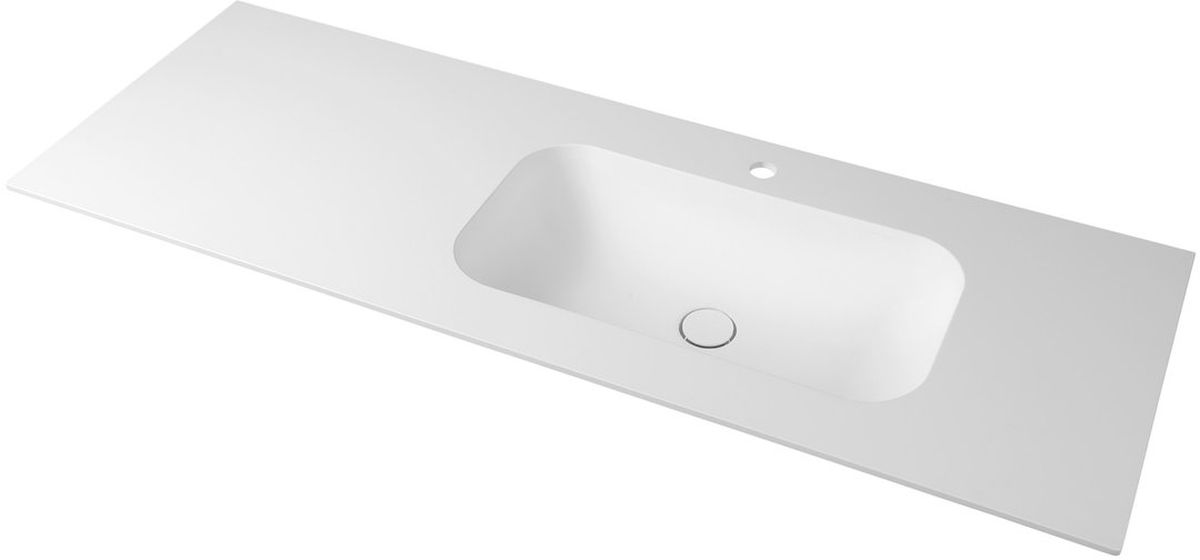 Darmowa Dostawa - Umywalka 150x51.5 cm prostokątna meblowa biała Sapho Aruba AR150B1R