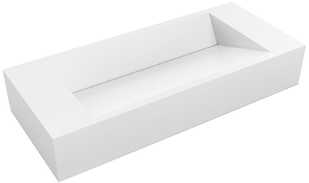 Darmowa Dostawa - Umywalka 70x30 cm prostokątna nablatowa biała Cristalstone Linea Diago U700MCOLCW