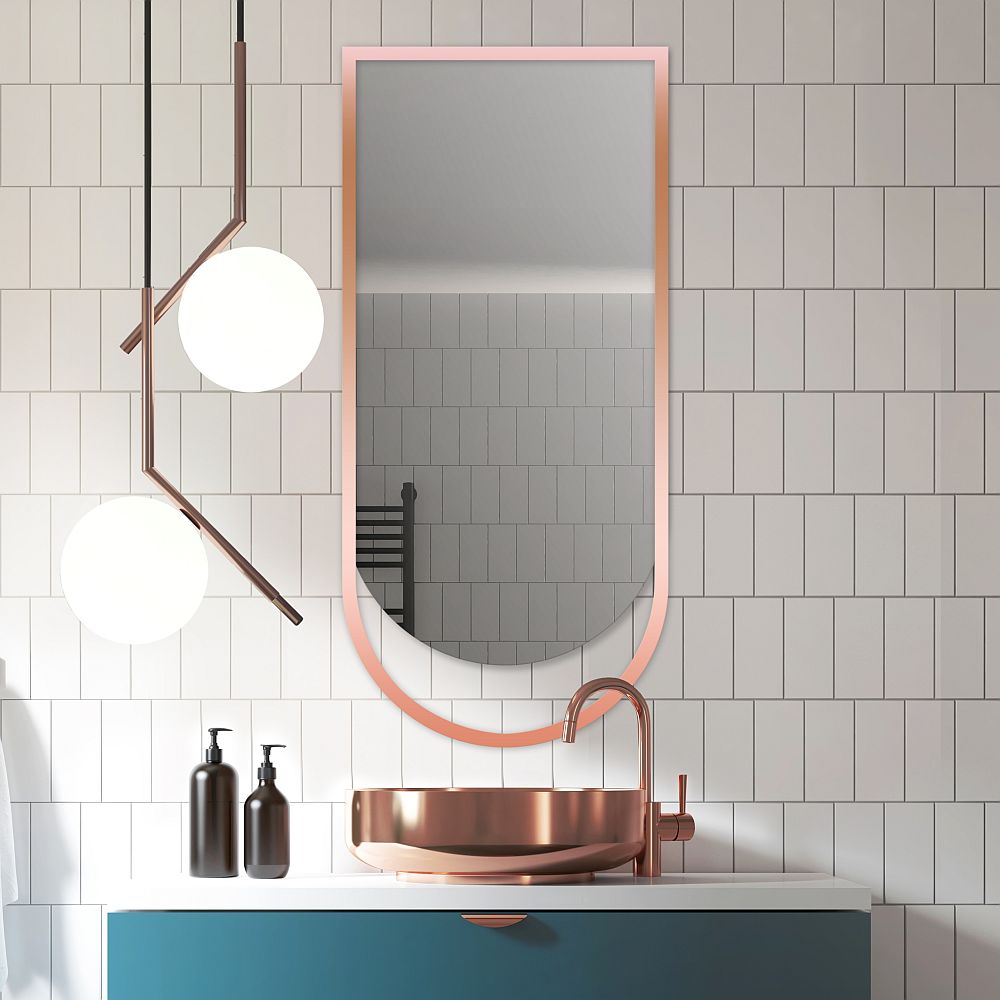 Darmowa Dostawa - Lustro 50x120 cm Guarda Ravel FORRAVMIEDZ50X120