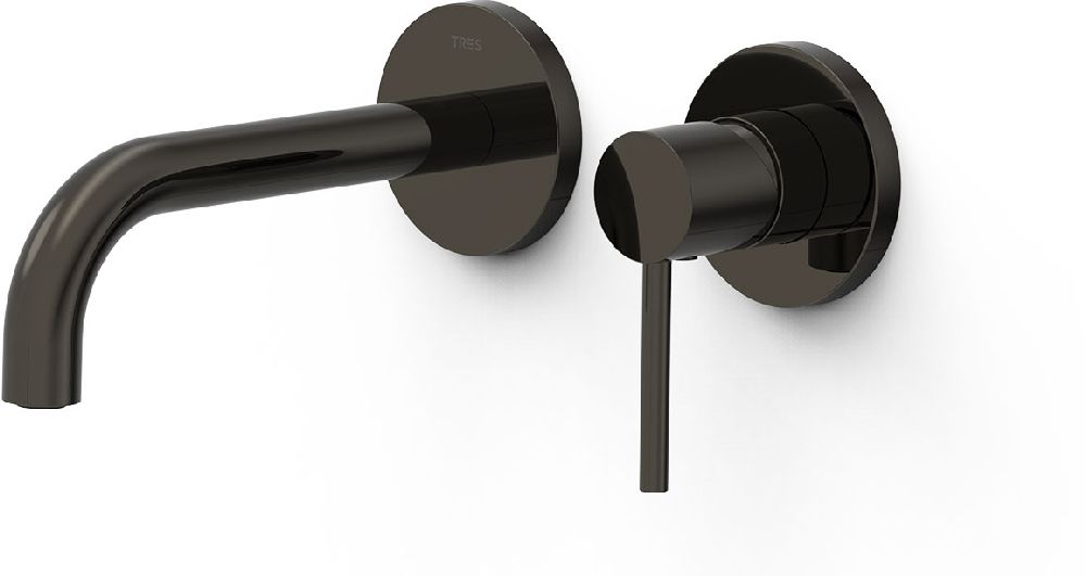 Darmowa Dostawa - Bateria umywalkowa podtynkowa czarna Tres Study Exclusive 26230021KM