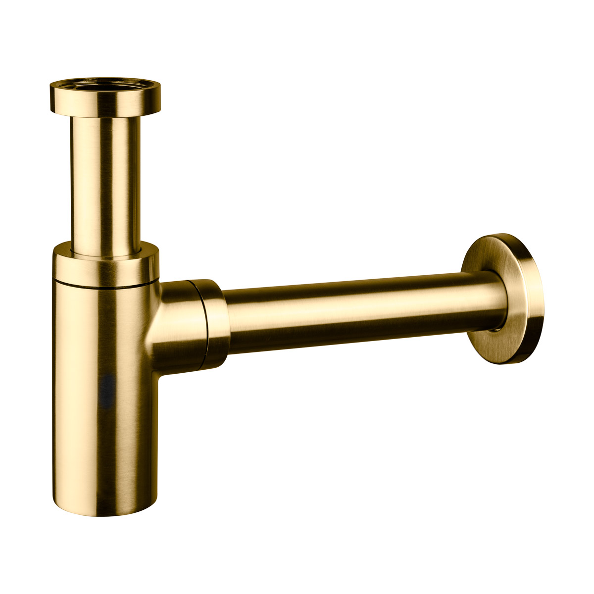 Darmowa Dostawa - Syfon do umywalki butelkowy złoto szczotkowane Oltens Hervik 02600810