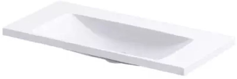 Darmowa Dostawa - Umywalka 80x38 cm prostokątna meblowa biała Oristo Compact UMECET8092BO