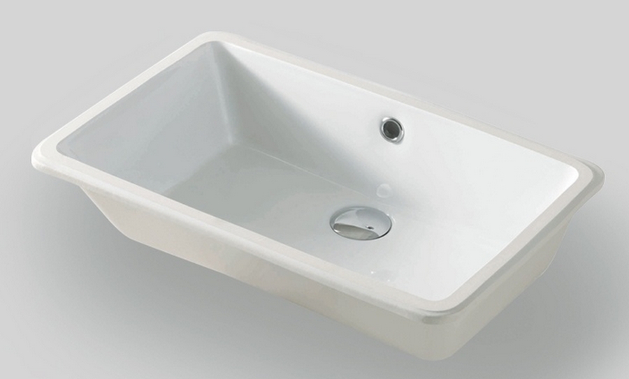 Darmowa Dostawa - Umywalka 53x34.5 cm prostokątna podblatowa biała Art Ceram Gea GEL0010100