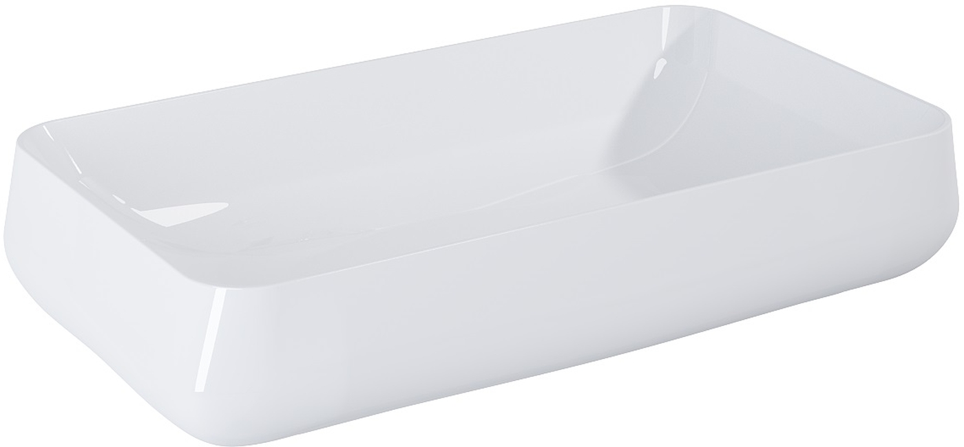 Darmowa Dostawa - Umywalka 71.5x41 cm prostokątna nablatowa biała Elita Agnes RE040720178060