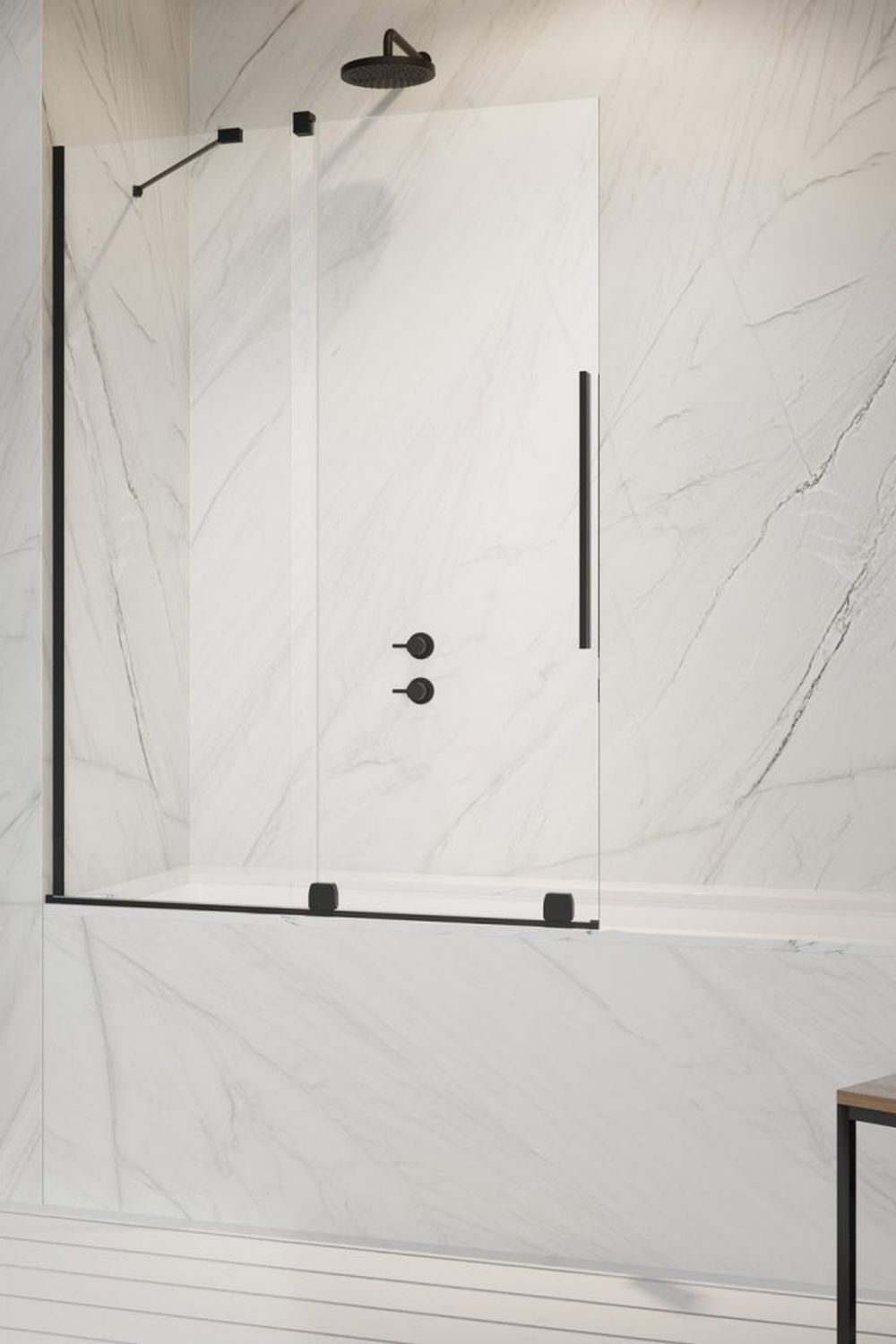 Darmowa Dostawa - Drzwi parawanu dwuczęściowy Radaway Furo PND II 101095885401L