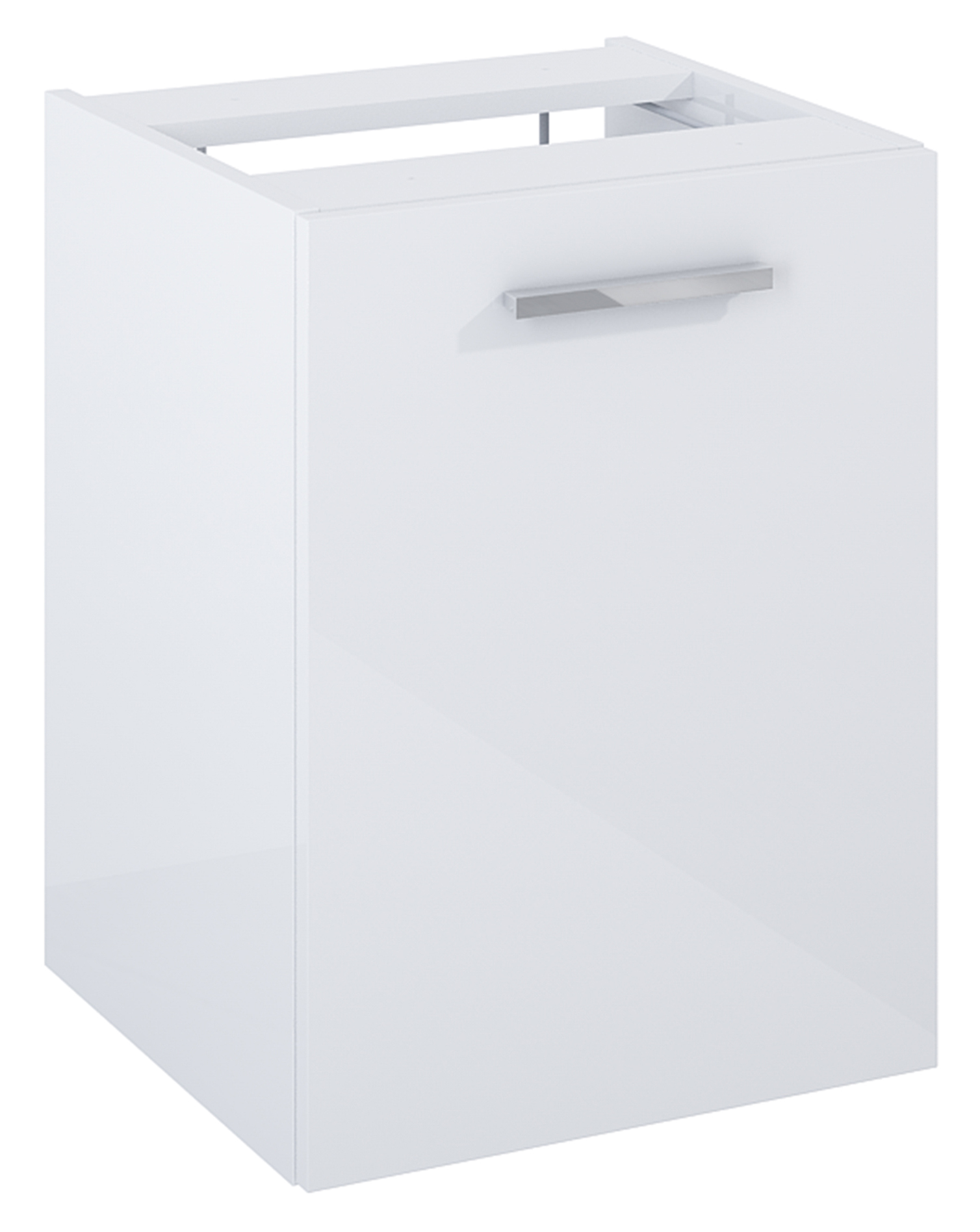 Darmowa Dostawa - Szafka 39.8x38.4x53 cm boczna wisząca biała Roca Kwadro A857973806