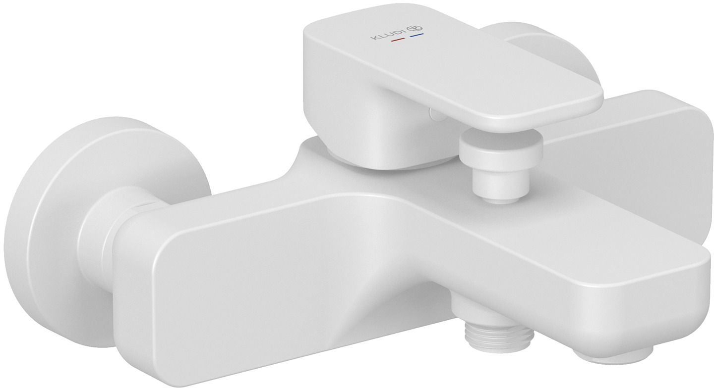 Darmowa Dostawa - Bateria wannowo-prysznicowa ścienna biała Kludi Renon 426915375