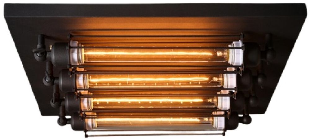 Darmowa Dostawa - Plafon 4x8 W czarny Abigali Retro ABIGALIKRN4E27