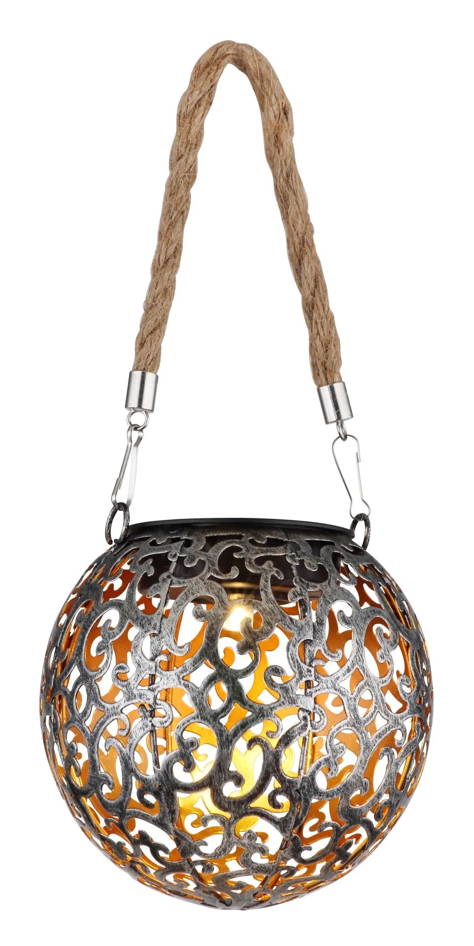 Darmowa Dostawa - Lampa solarna wisząca 1x0.06 W czarny Globo Lighting Solar 36744