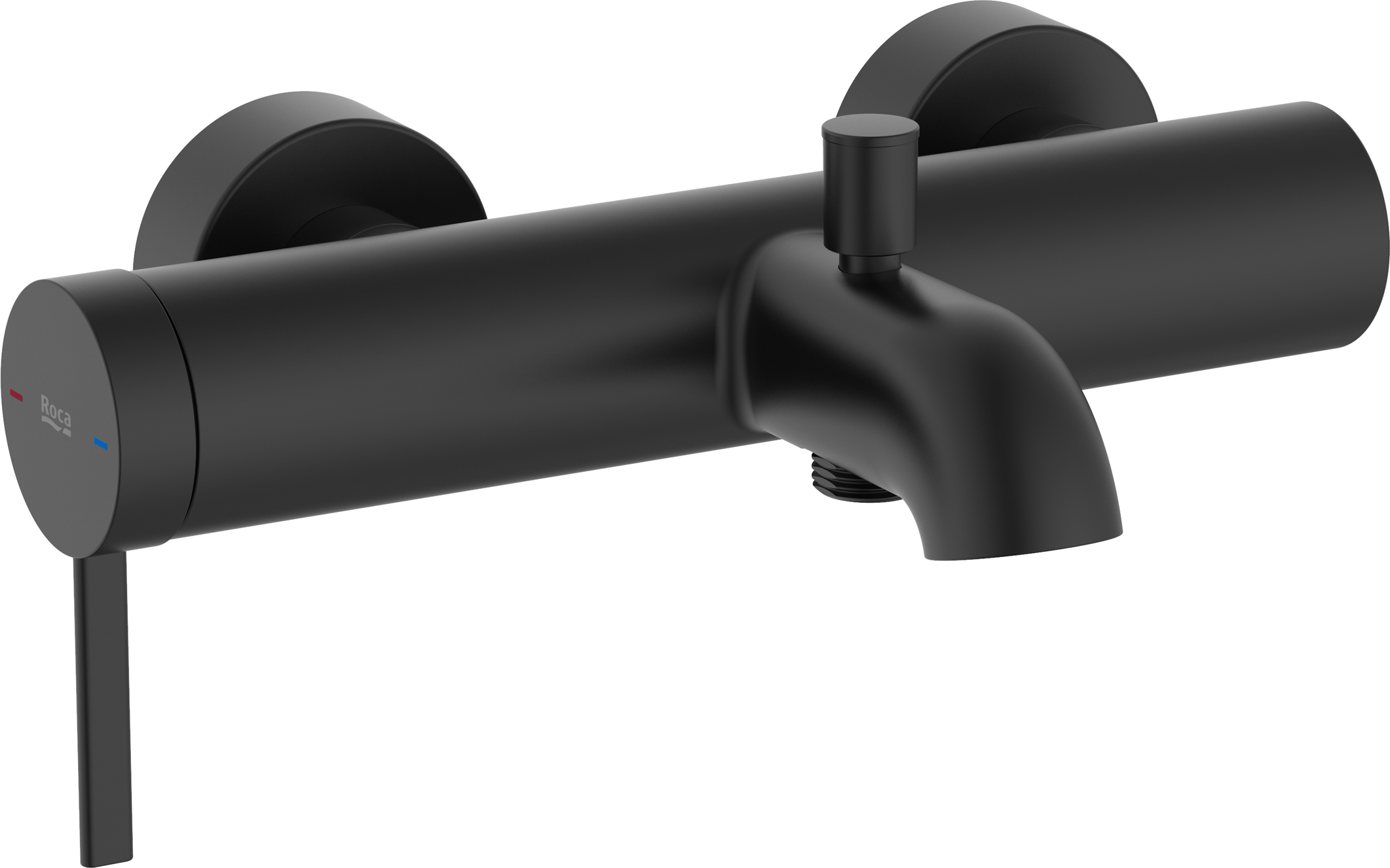 Darmowa Dostawa - Bateria wannowo-prysznicowa ścienna czarna Roca Ona A5A029ENB0