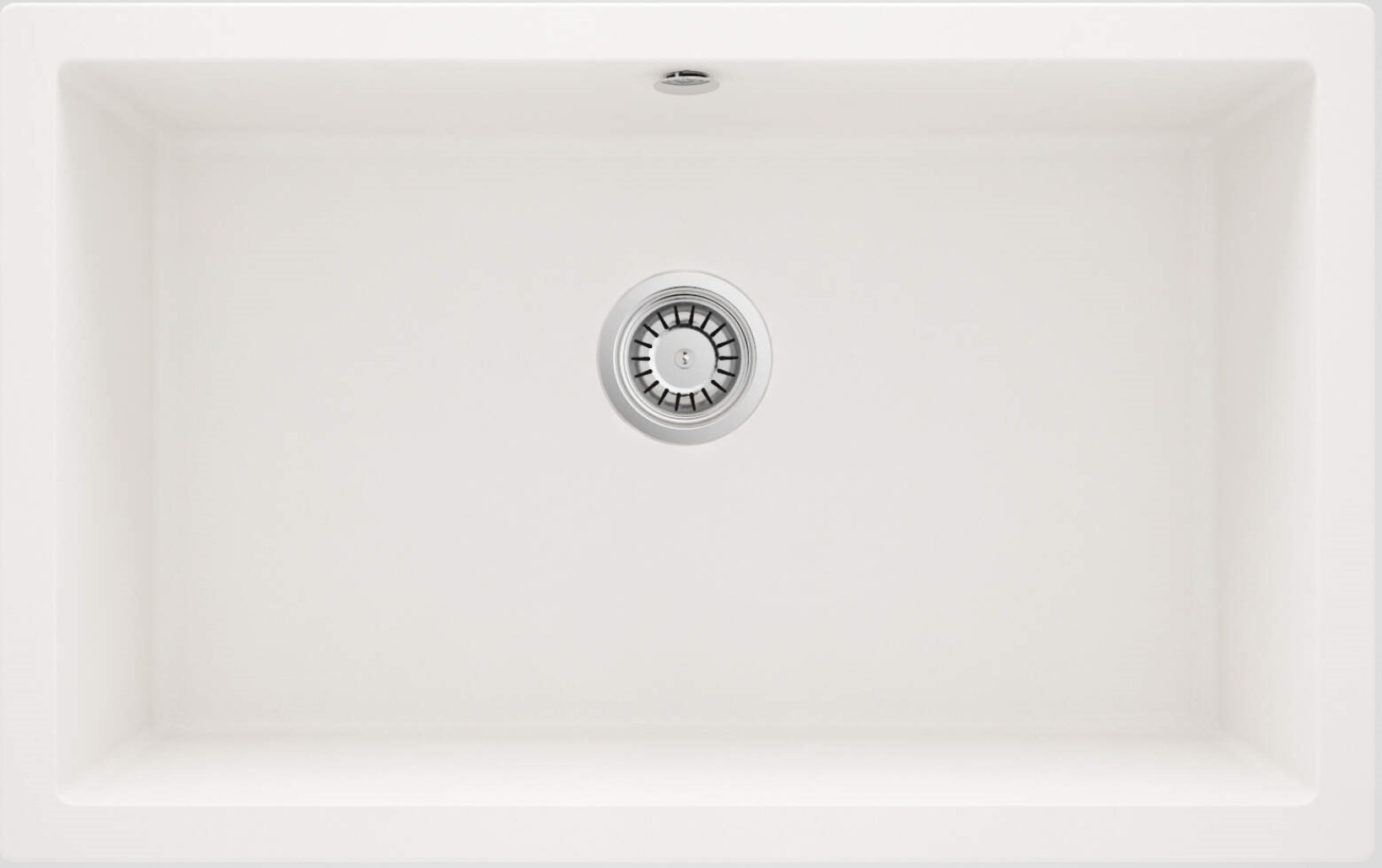 Darmowa Dostawa - Zlewozmywak granitowy 73x43 cm biały Deante Corda ZQAA10D