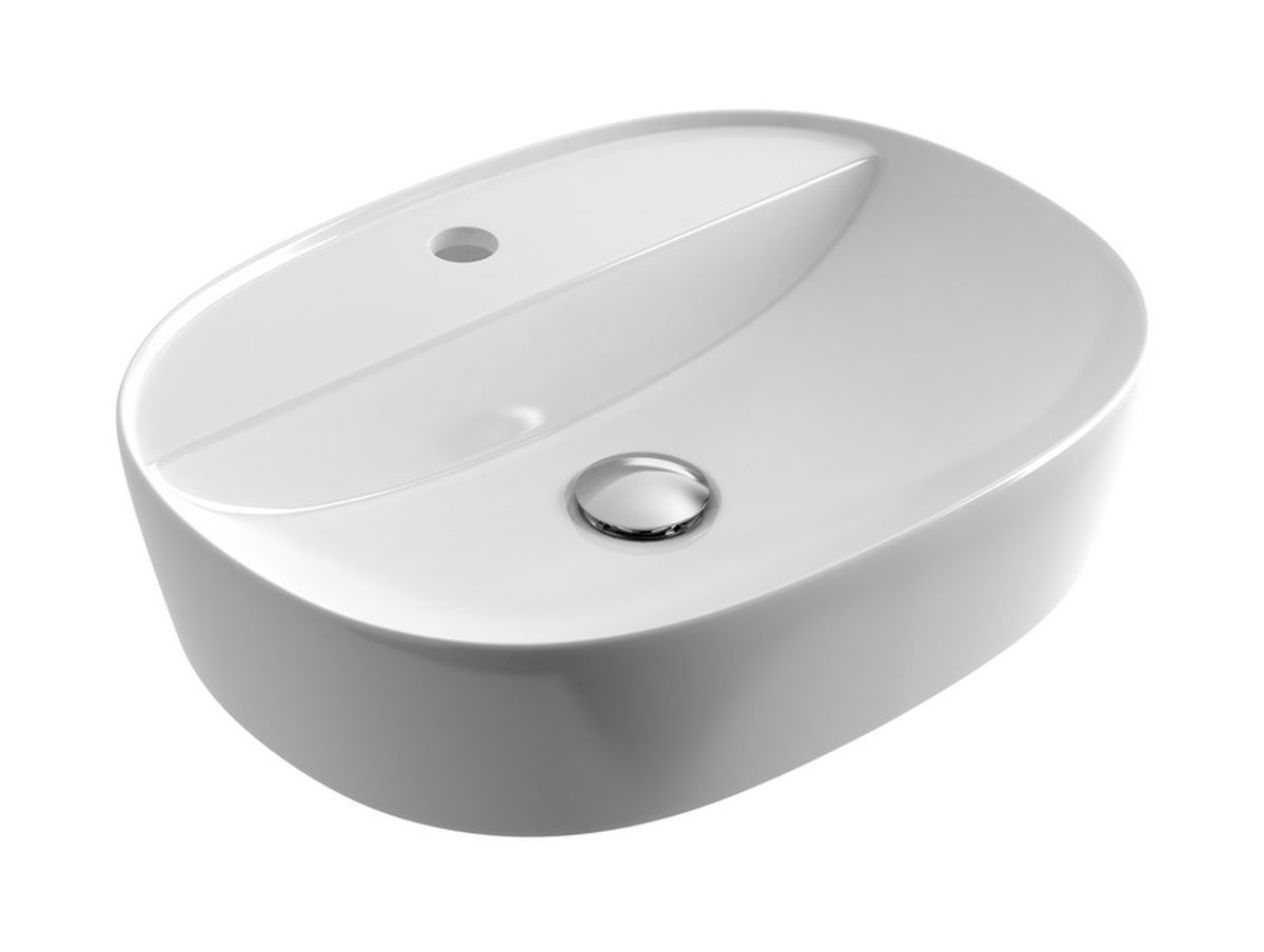 Darmowa Dostawa - Umywalka 50x38 cm prostokątna nablatowa biała Actima Ronity CEAC2901500WH