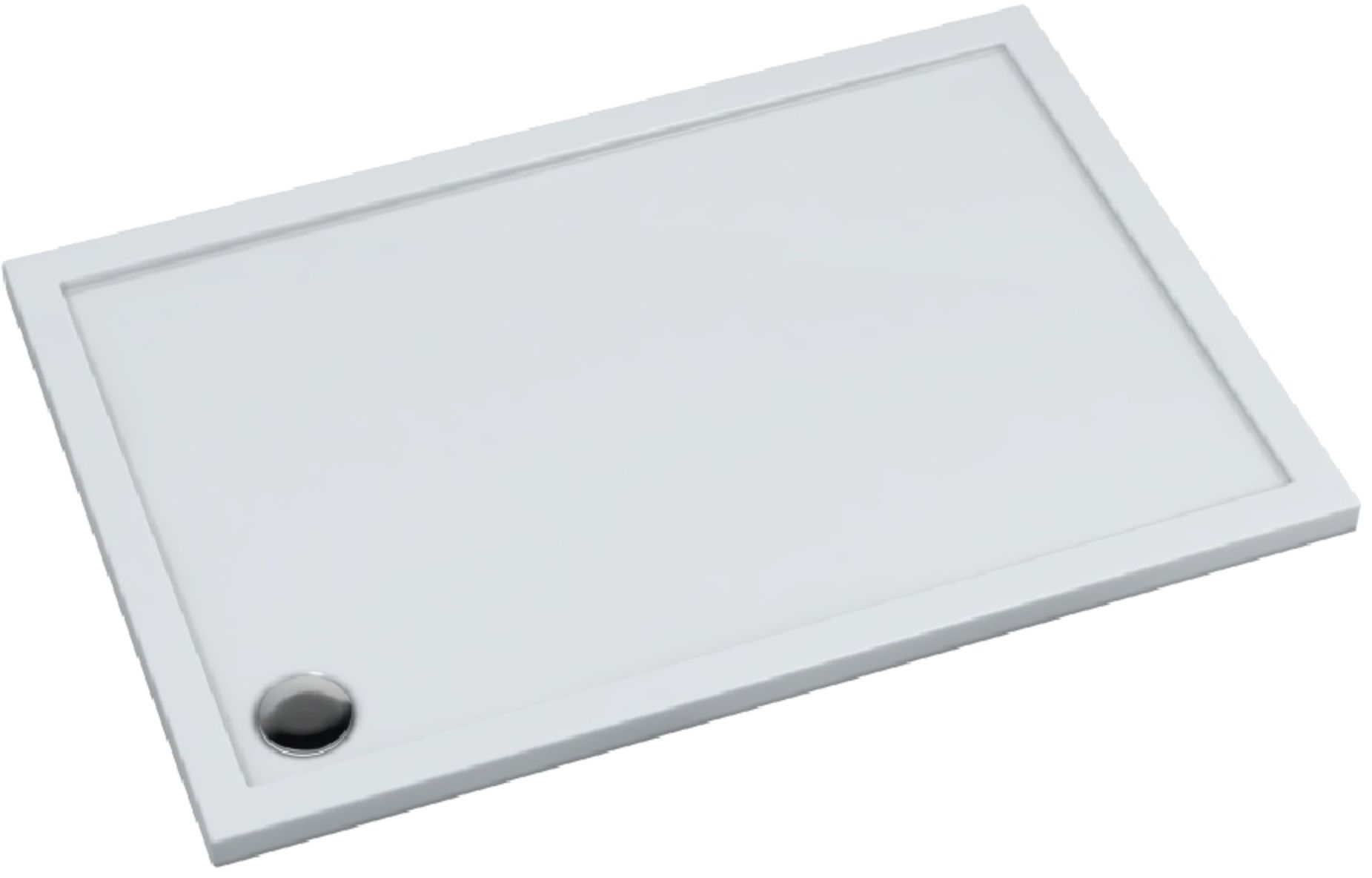 Darmowa Dostawa - Brodzik prostokątny 120x100 cm biały Schedpol Corrina New 34355