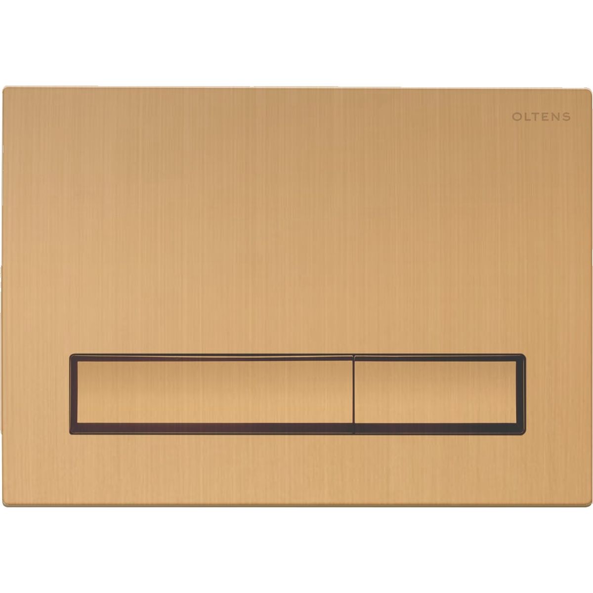 Darmowa Dostawa - Przycisk spłukujący do wc złoto szczotkowane Oltens Torne 57101810