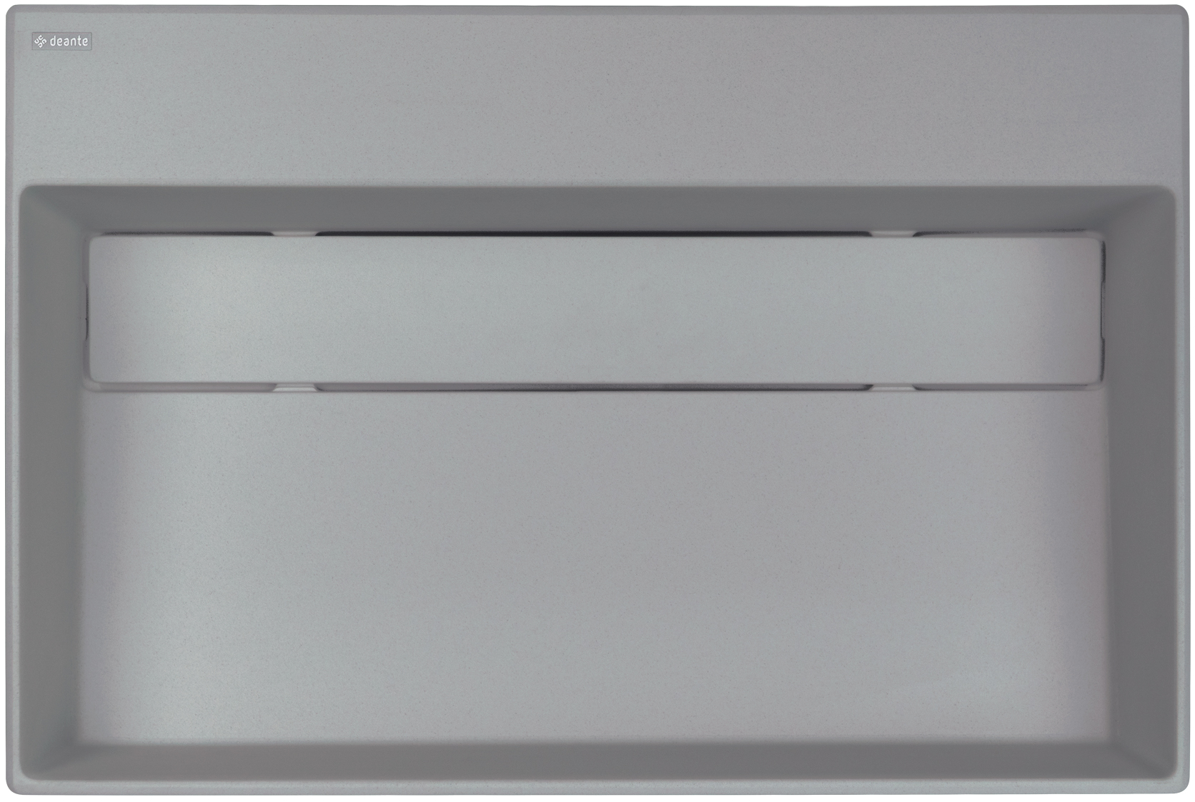 Darmowa Dostawa - Umywalka 60x40 cm prostokątna nablatowa szary/kamień Deante Correo CQRSU6M