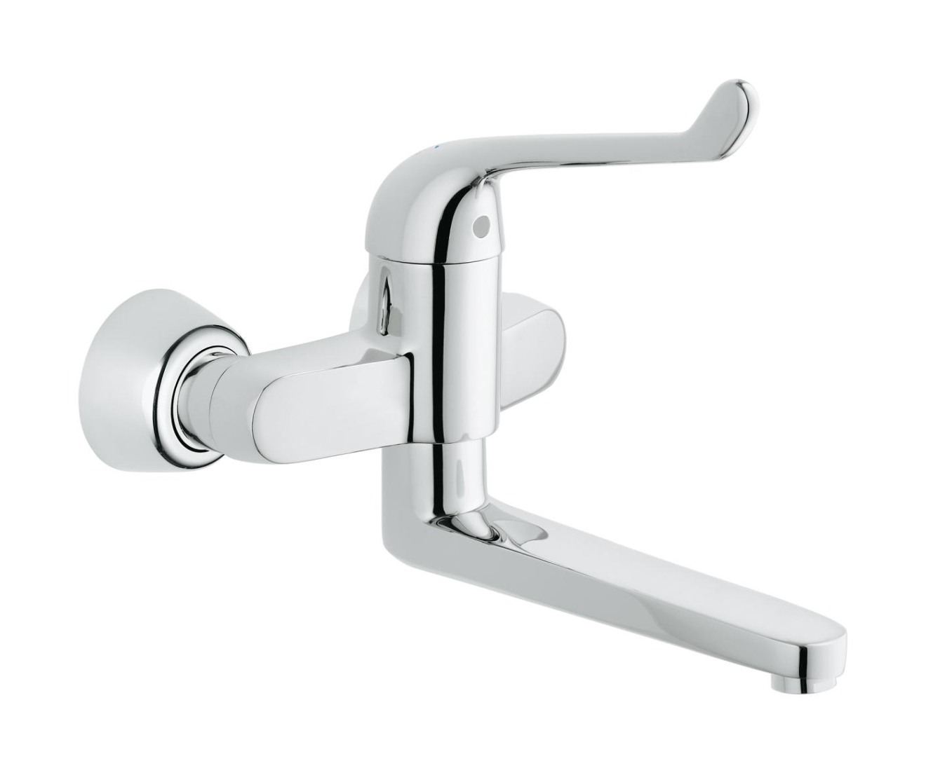 Darmowa Dostawa - Bateria umywalkowa ścienna starlight chrome Grohe Euroeco 32793000