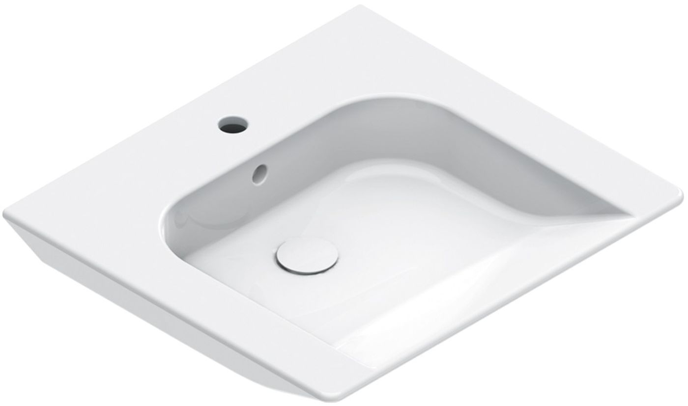 Darmowa Dostawa - Umywalka 60x55 cm prostokątna ścienna biała Catalano Comfort 0920601001