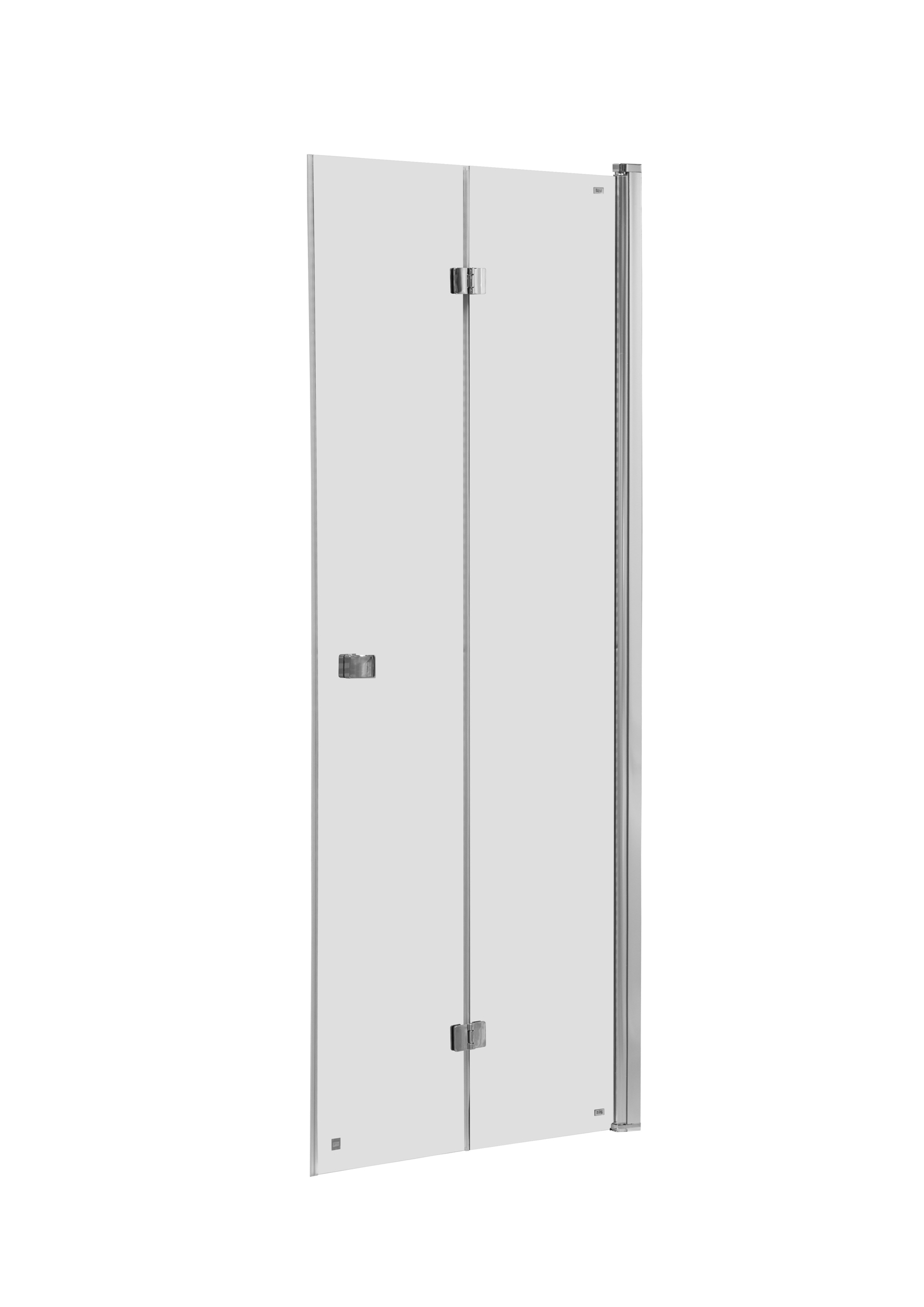 Darmowa Dostawa - Drzwi prysznicowe 80 cm składane chrom połysk/szkło przezroczyste Roca Capital AM4508012M