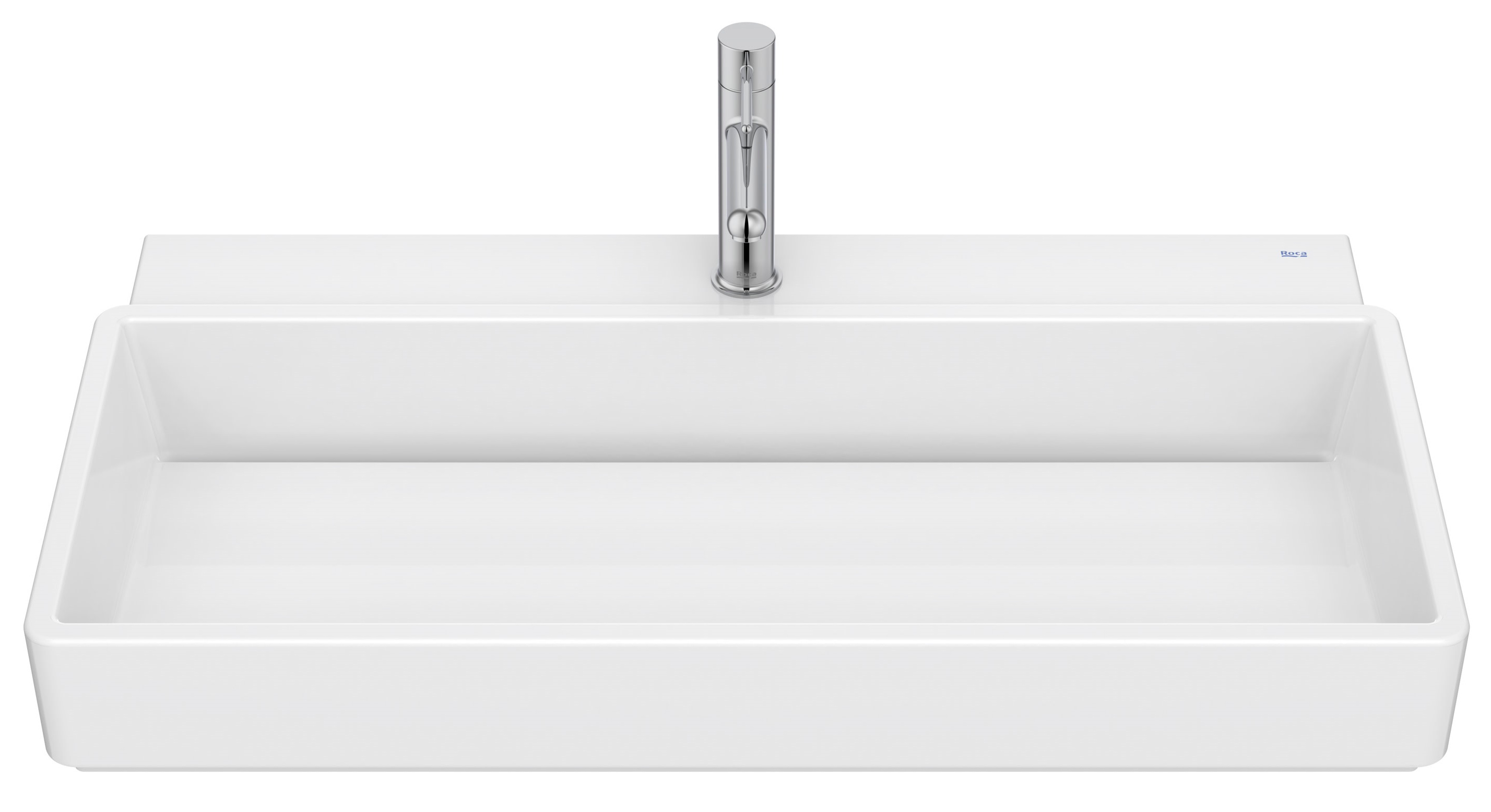 Darmowa Dostawa - Umywalka 80x43 cm prostokątna meblowa-nablatowa biała Roca Tura A327695S00