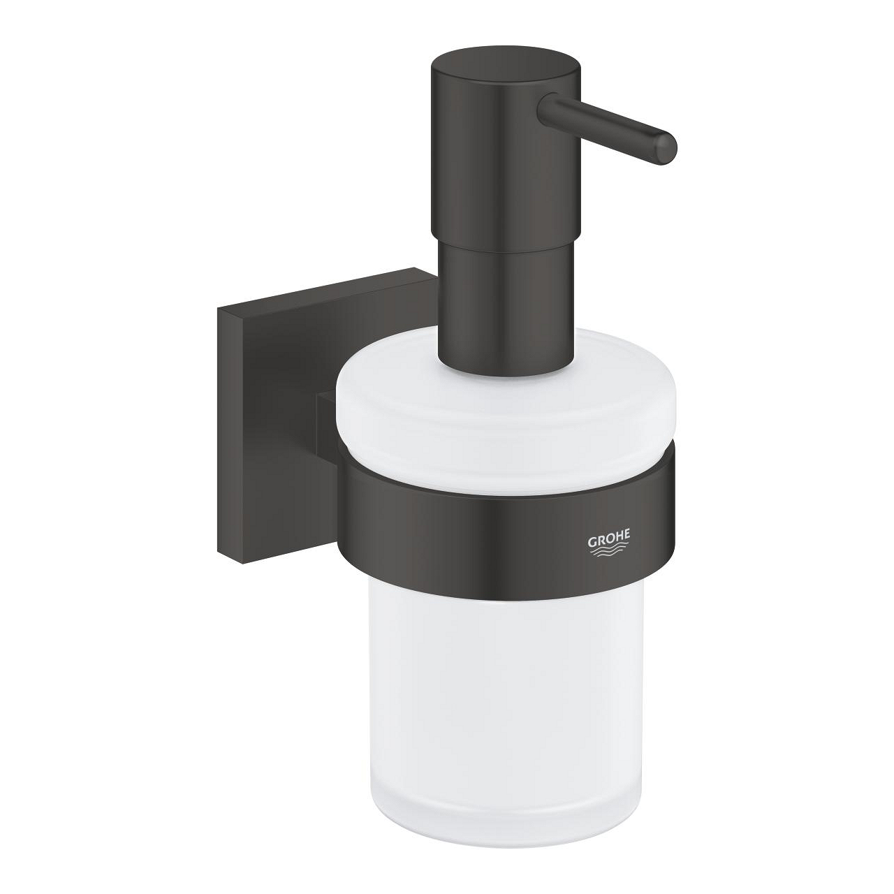 Darmowa Dostawa - Dozownik do mydła 160 ml czarny Grohe Start Cube 410982430