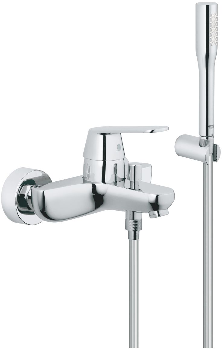 Darmowa Dostawa - Bateria wannowo-prysznicowa ścienna starlight chrome Grohe Eurosmart Cosmopolitan 32832000