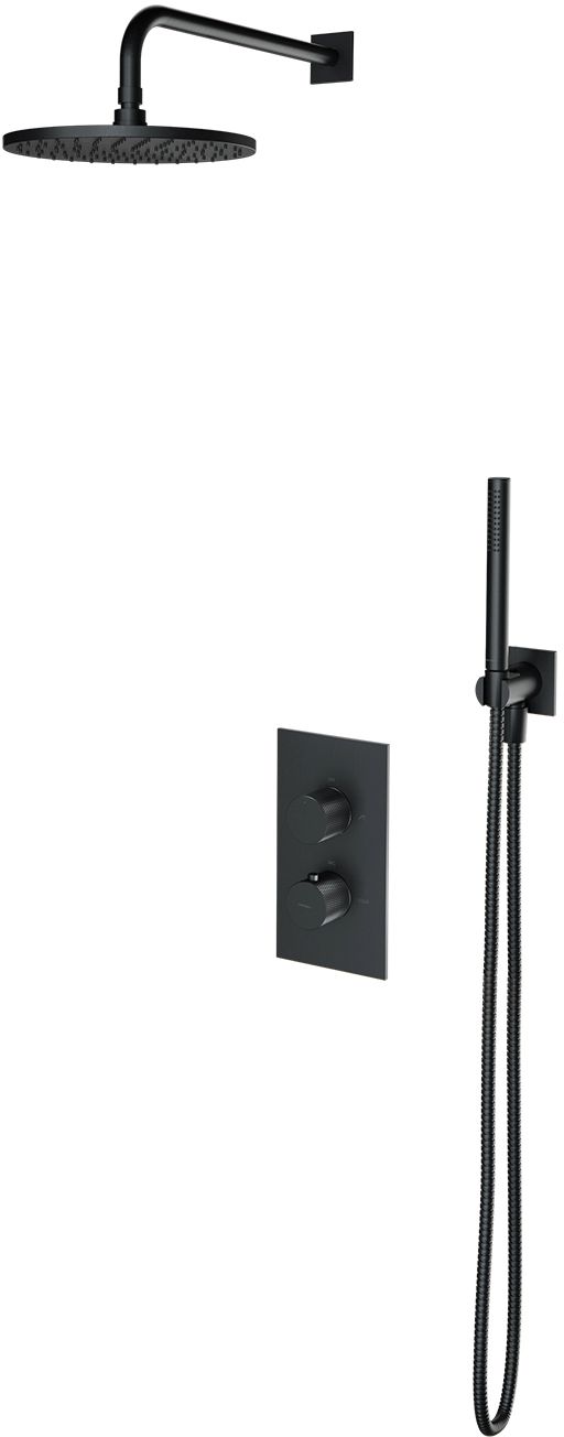 Darmowa Dostawa - Zestaw prysznicowy podtynkowy termostatyczny z deszczownicą Omnires Contour SYSCT11AT