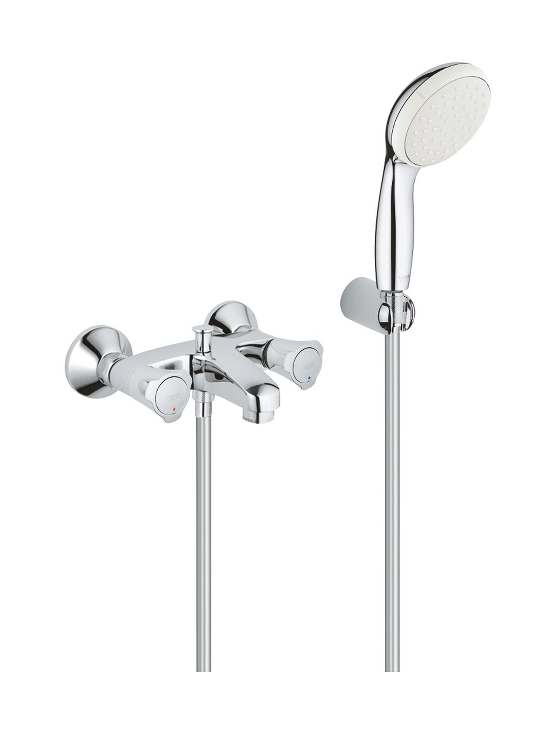Darmowa Dostawa - Bateria wannowo-prysznicowa ścienna starlight chrome Grohe Costa 2546010A