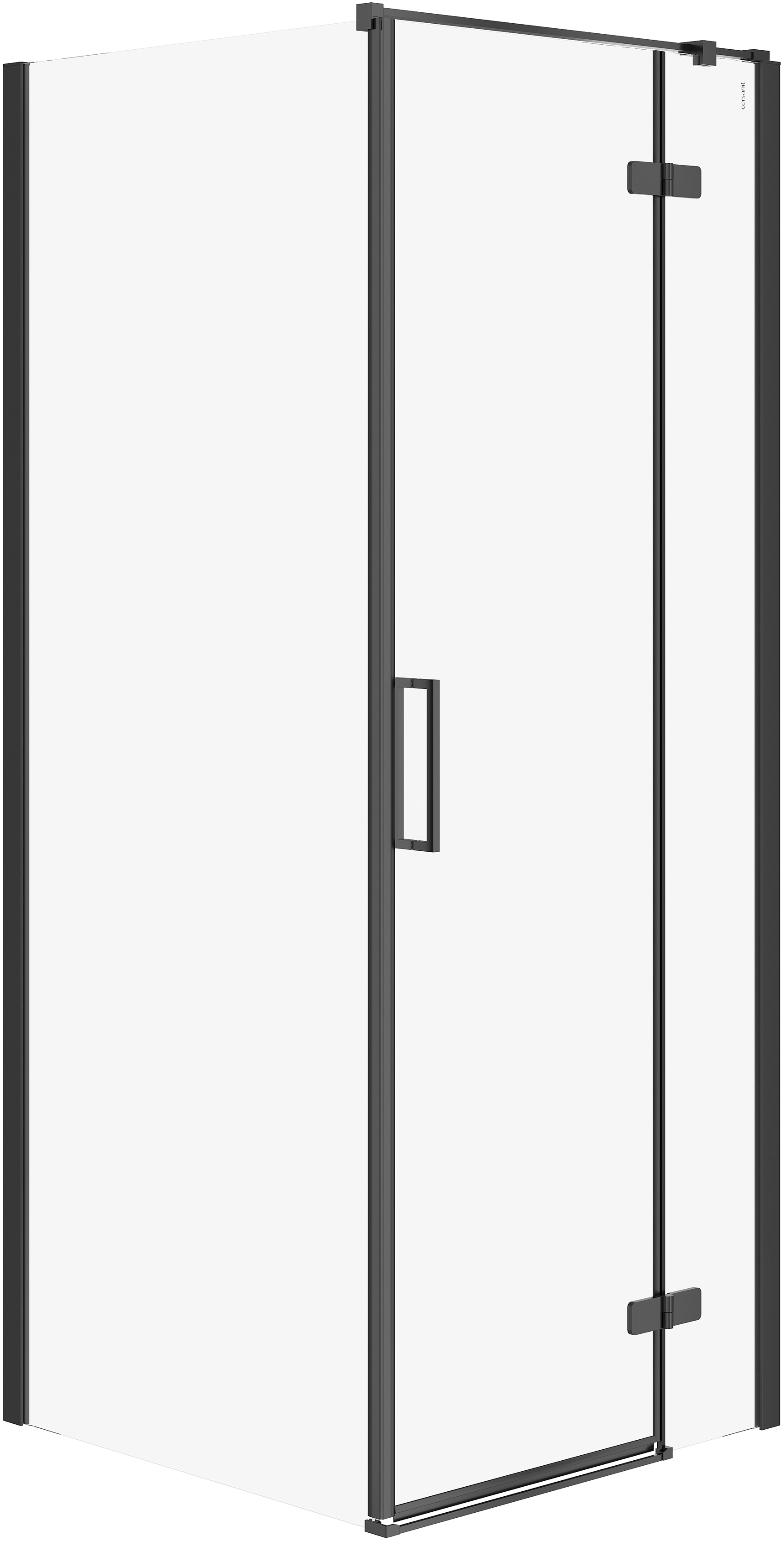 Darmowa Dostawa - Kabina prysznicowa 80x80 cm kwadratowa czarny mat/szkło przezroczyste Cersanit City S584107