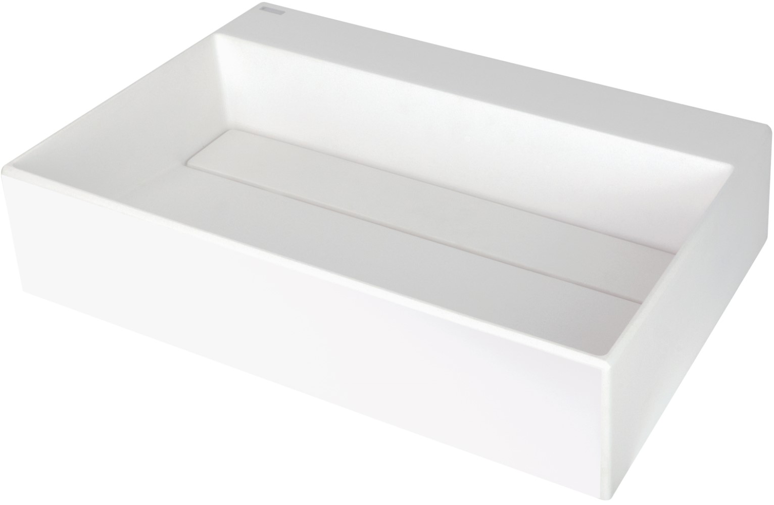 Darmowa Dostawa - Umywalka 60x40 cm prostokątna nablatowa biała Deante Correo CQRAU6M