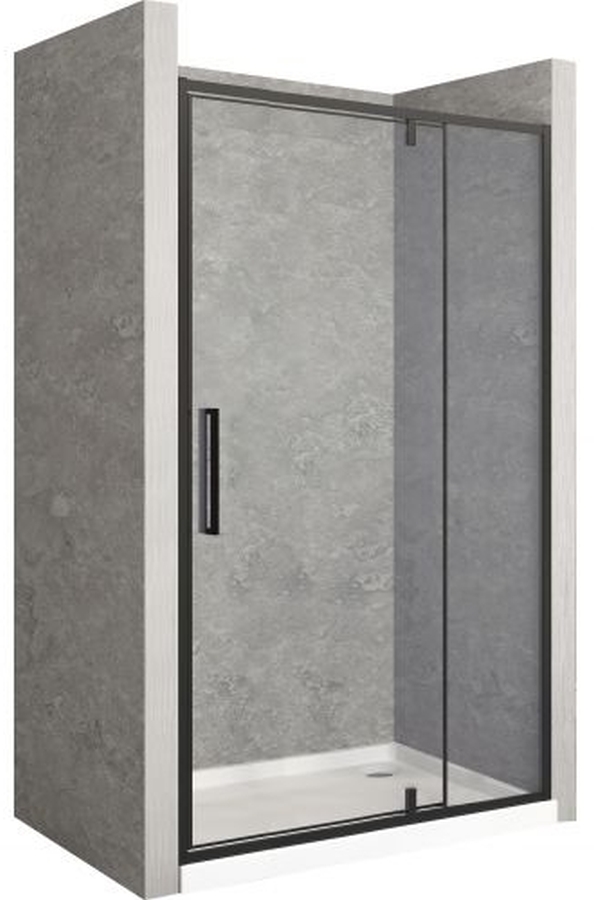 Darmowa Dostawa - Drzwi prysznicowe 120 cm uchylne do wnęki Rea Rapid Swing REAK6413