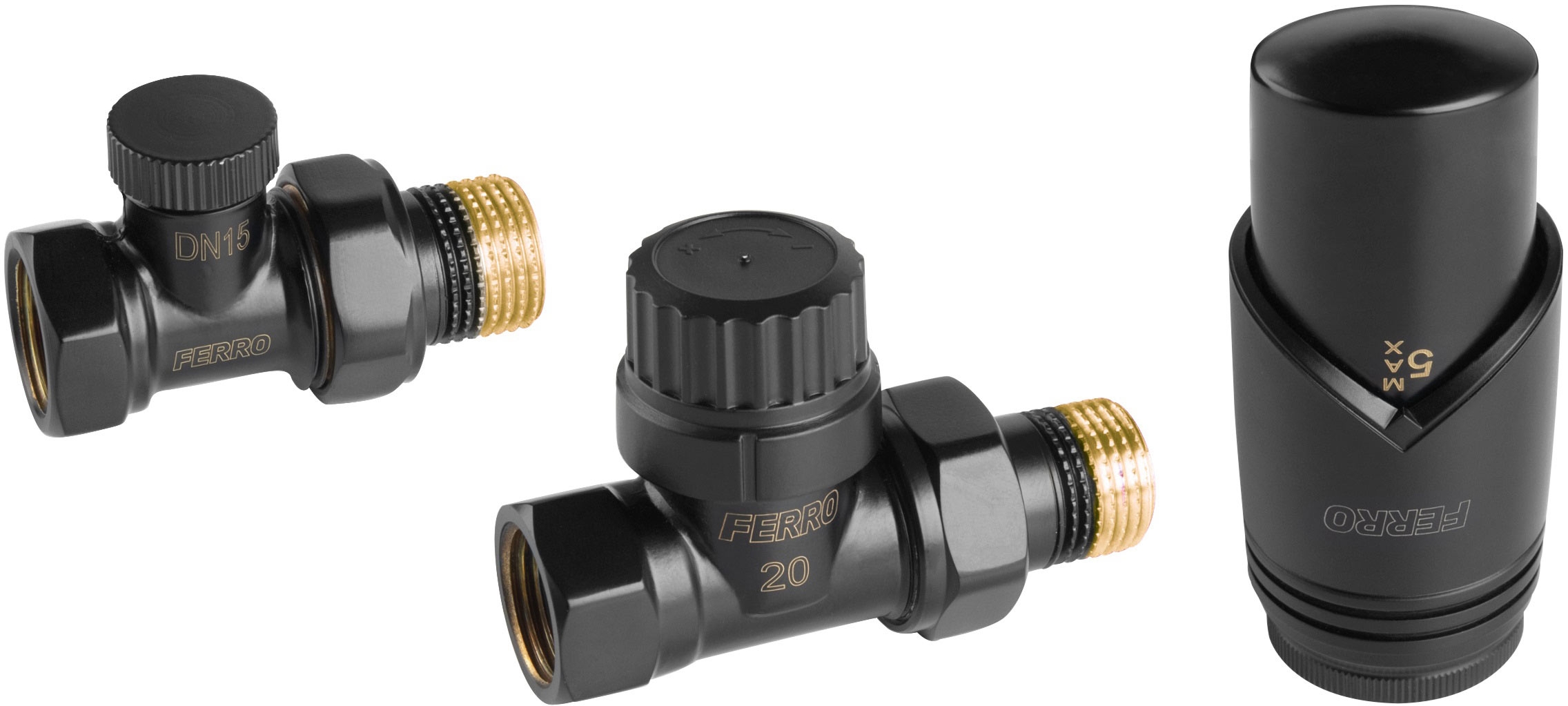 Darmowa Dostawa - Zestaw termostatyczny czarny Ferro ZTM30BL