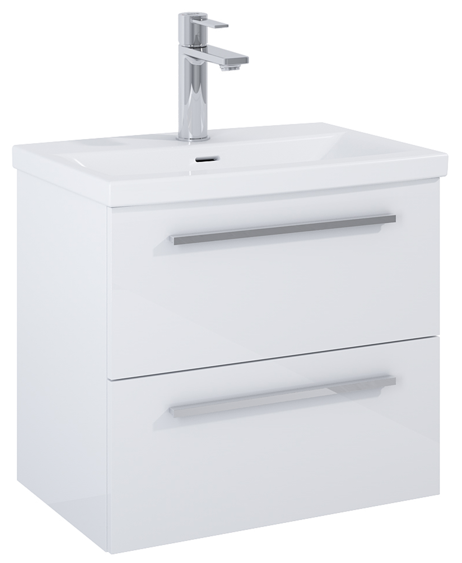 Darmowa Dostawa - Szafka 60x38.4x53 cm podumywalkowa wisząca biała Roca Kwadro A857969806