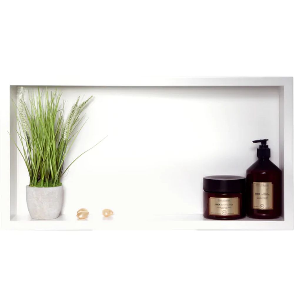 Darmowa Dostawa - Półka wnękowa 60 cm biała Balneo Wall-Box One White OBWH4