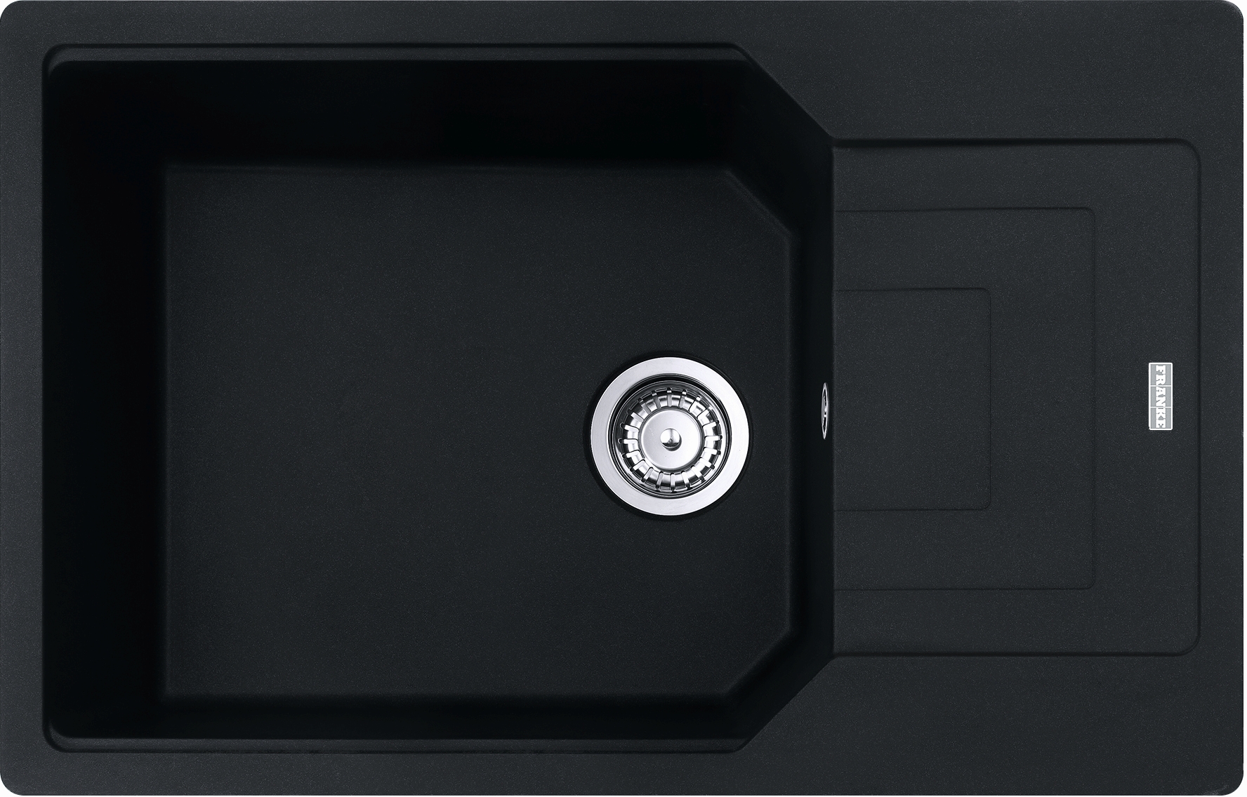 Darmowa Dostawa - Zlewozmywak granitowy 78x50 cm czarny Franke Urban 1140687282