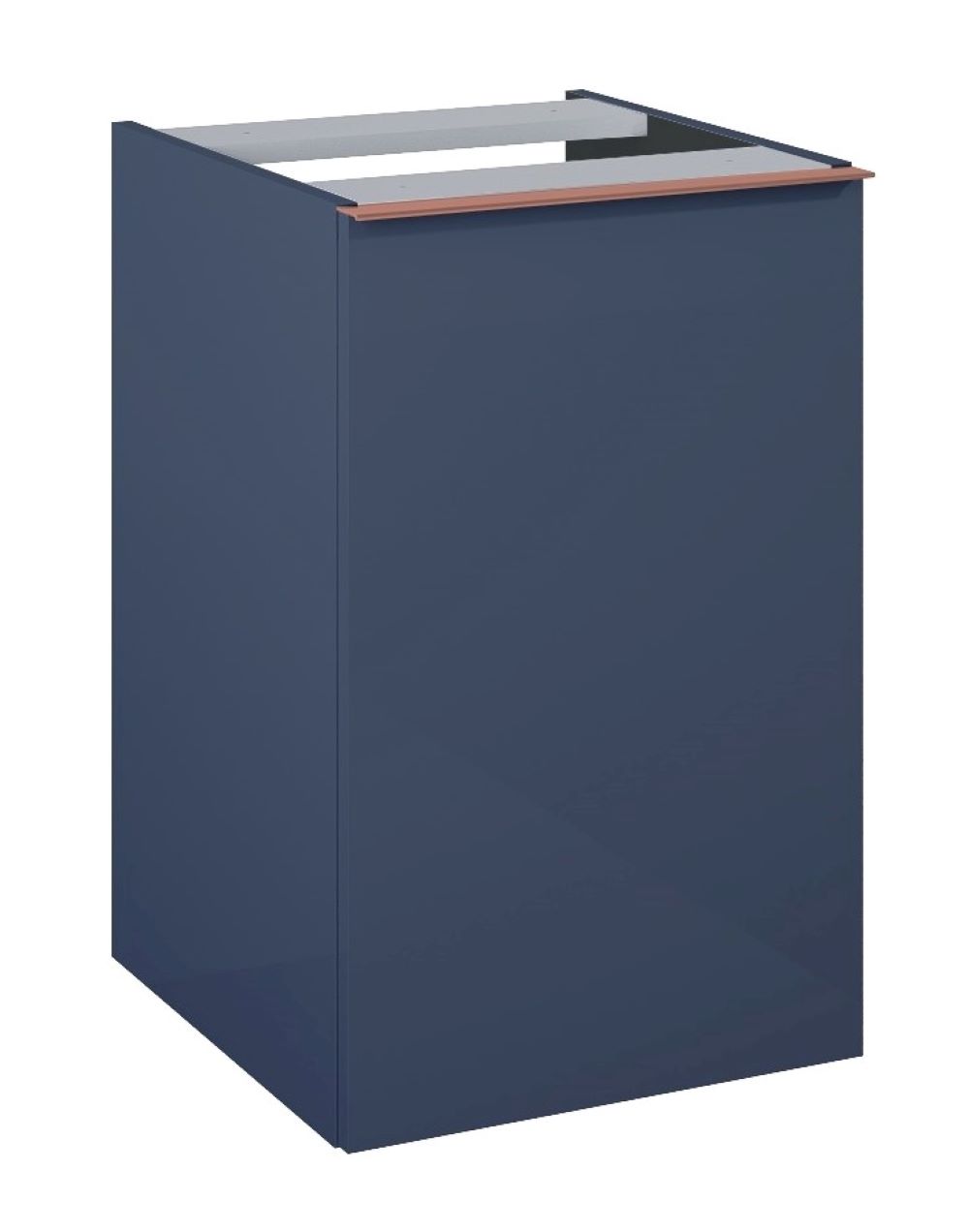 Darmowa Dostawa - Szafka 40x44.9x63.5 cm boczna wisząca niebieska Elita Look RE080402027030