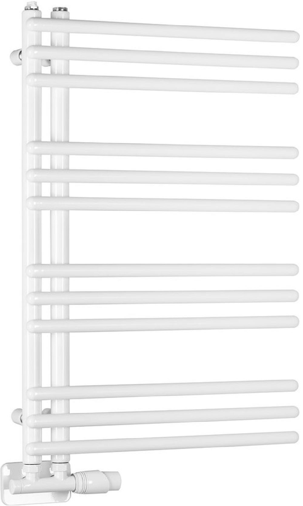 Darmowa Dostawa - Grzejnik łazienkowy drabinkowy 74x45 cm biały Aqualine Poseidon PS474