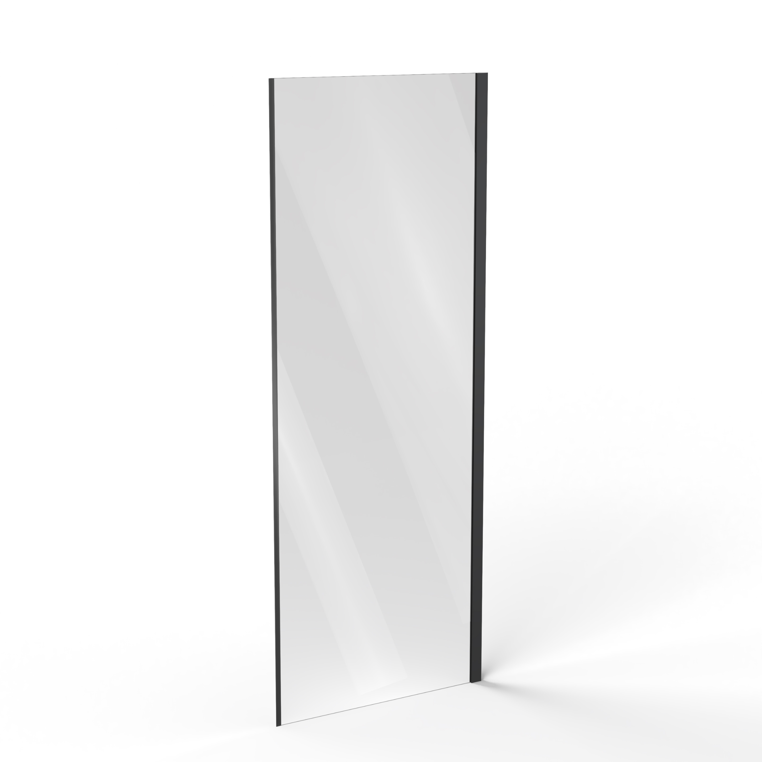 Darmowa Dostawa - Ścianka prysznicowa 80 cm czarny mat/szkło przezroczyste Ravak Cool! X9VV40300Z1