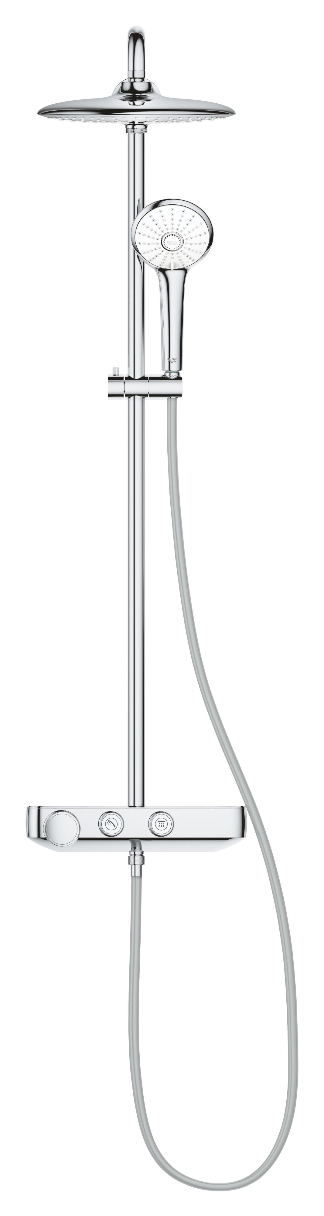 Darmowa Dostawa - Zestaw prysznicowy ścienny termostatyczny z deszczownicą chrom Grohe Euphoria 26509000