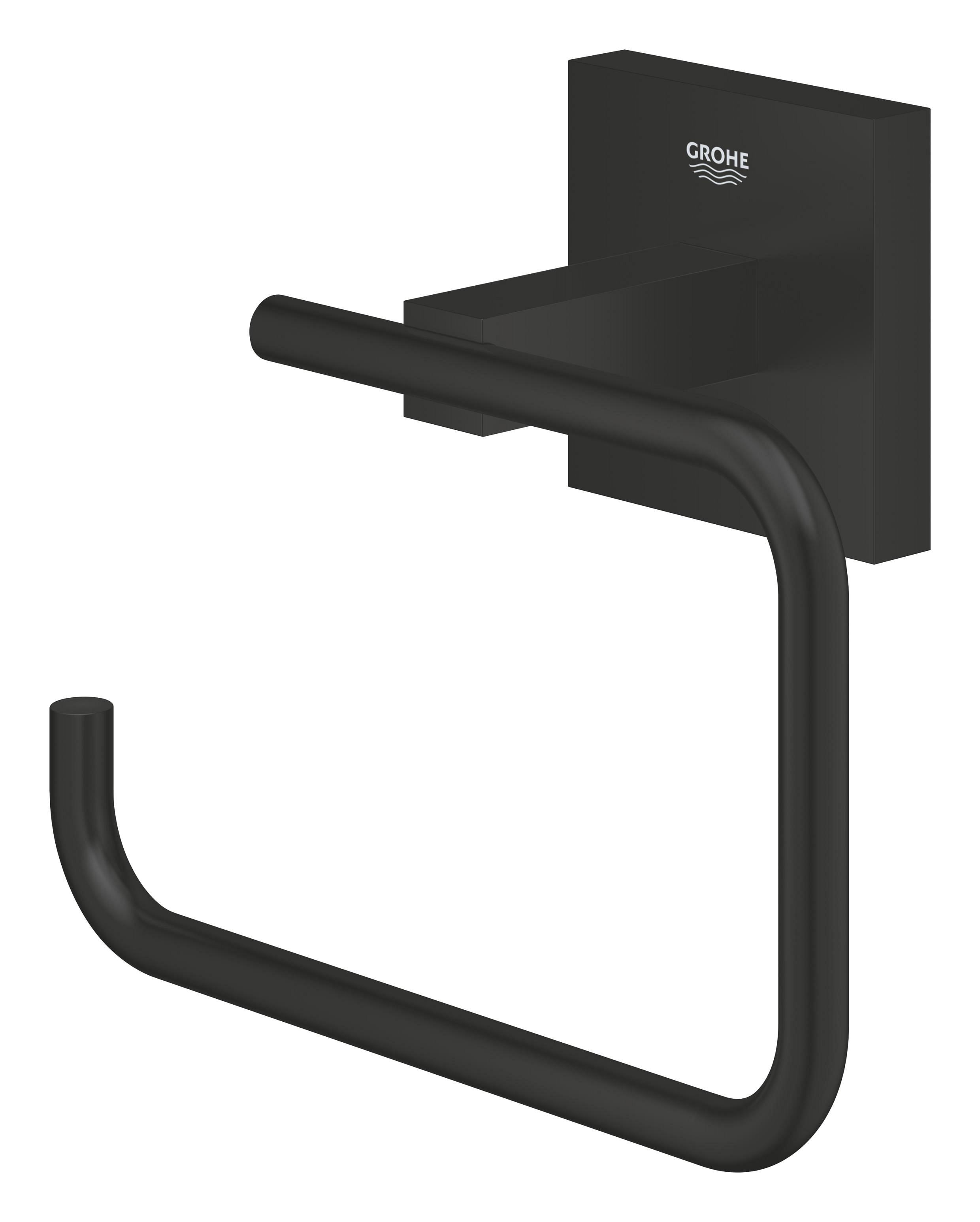 Darmowa Dostawa - Uchwyt na papier toaletowy czarny Grohe Start Cube 409782430