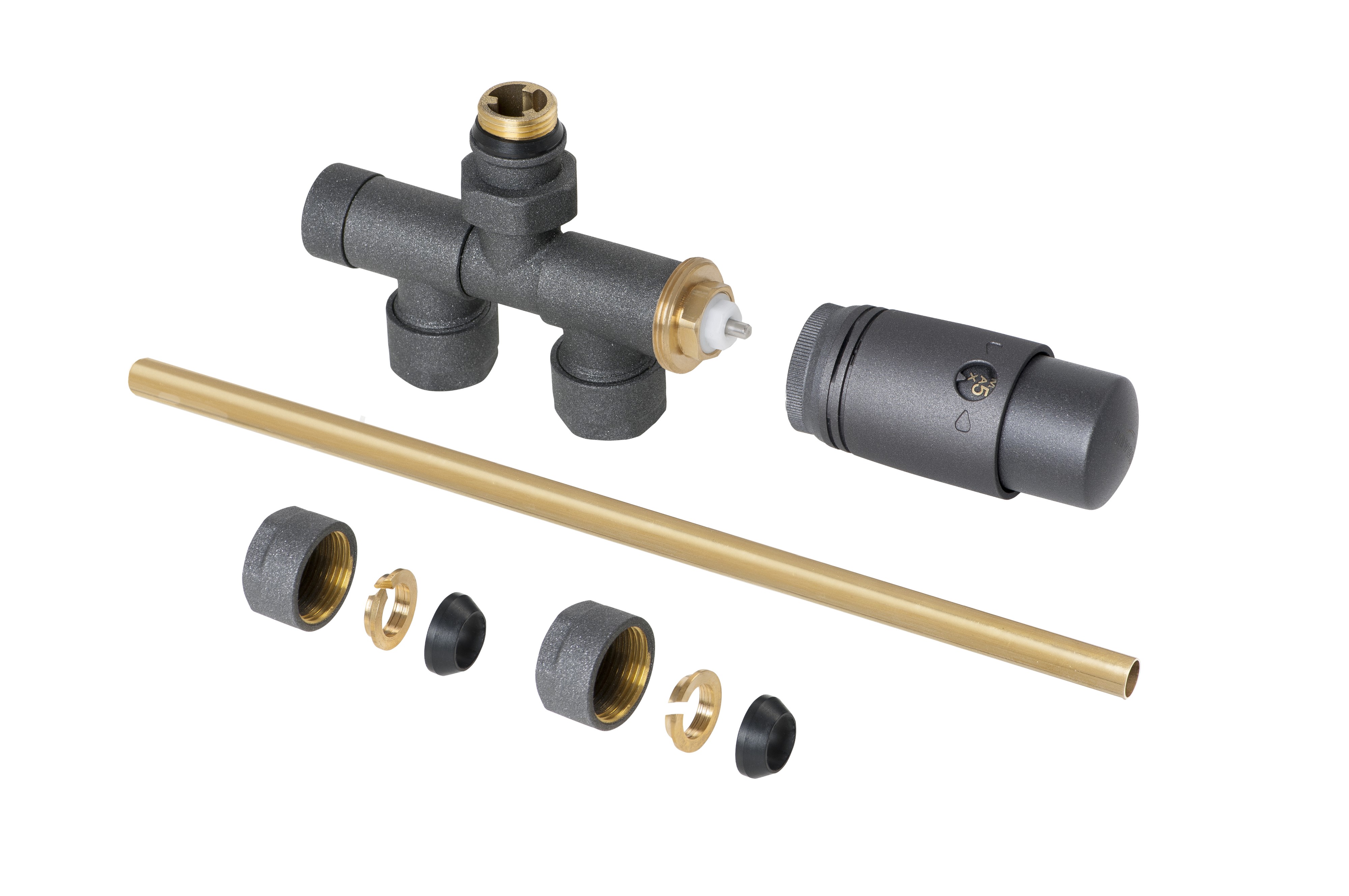 Darmowa Dostawa - Zestaw termostatyczny grafit Invena PROV CZ87G15