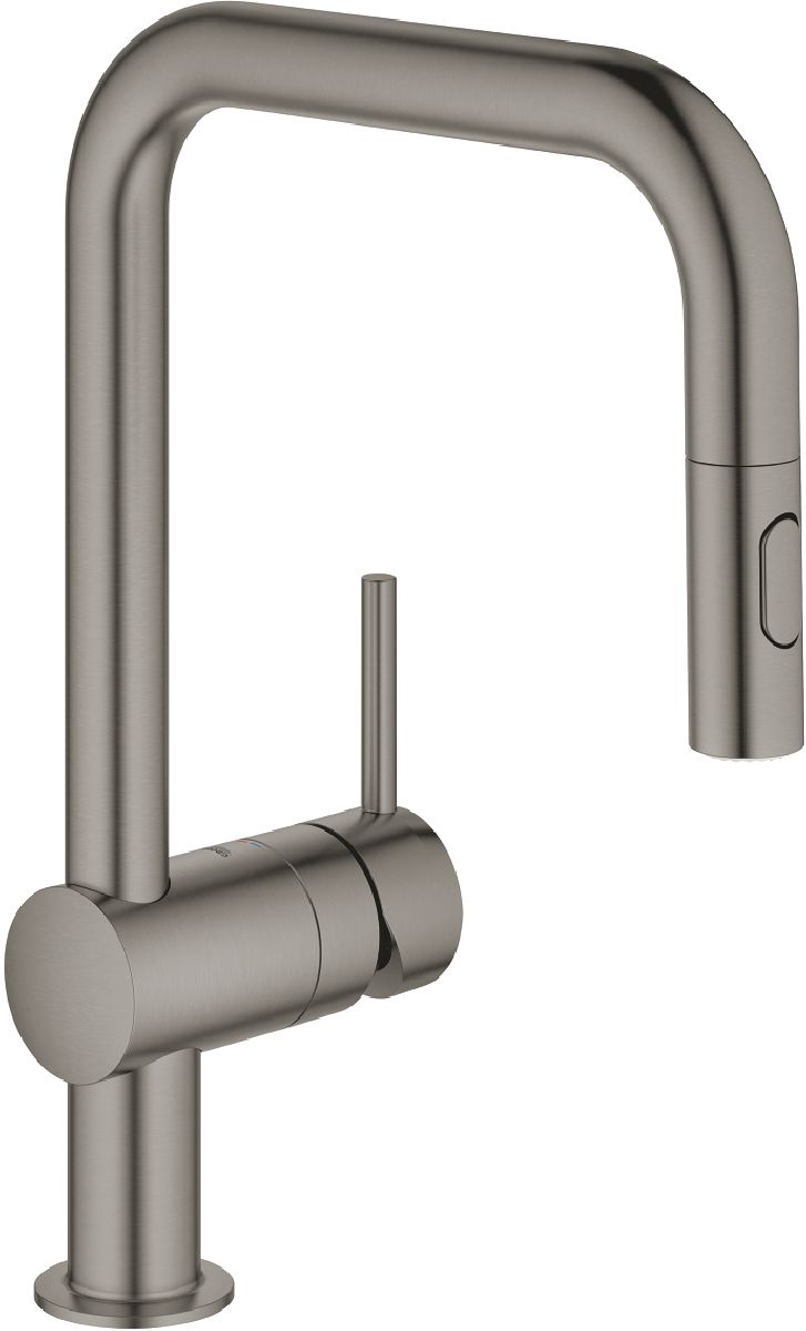 Darmowa Dostawa - Bateria kuchenna stojąca brushed hard graphite Grohe Minta 32322AL2