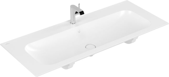 Darmowa Dostawa - Umywalka 120x50 cm prostokątna meblowa biała Villeroy & Boch Finion 4164CBRW