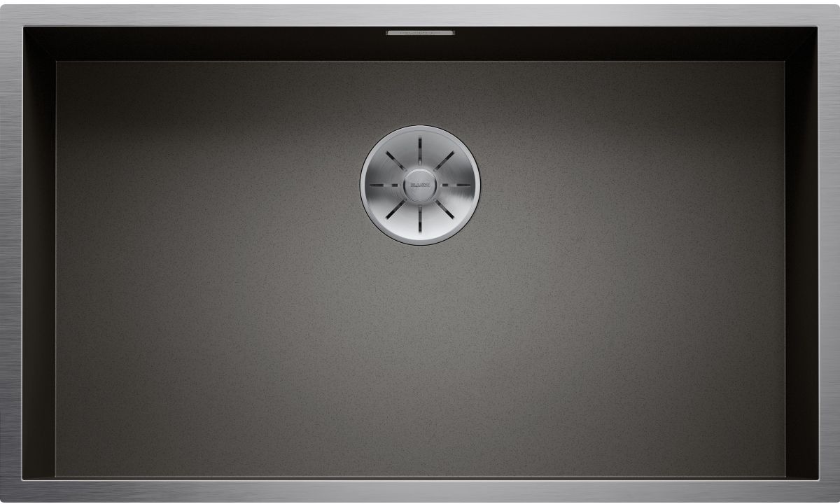 Darmowa Dostawa - Zlewozmywak stalowy 74x44 cm grafit Blanco Zerox 700-U 526244