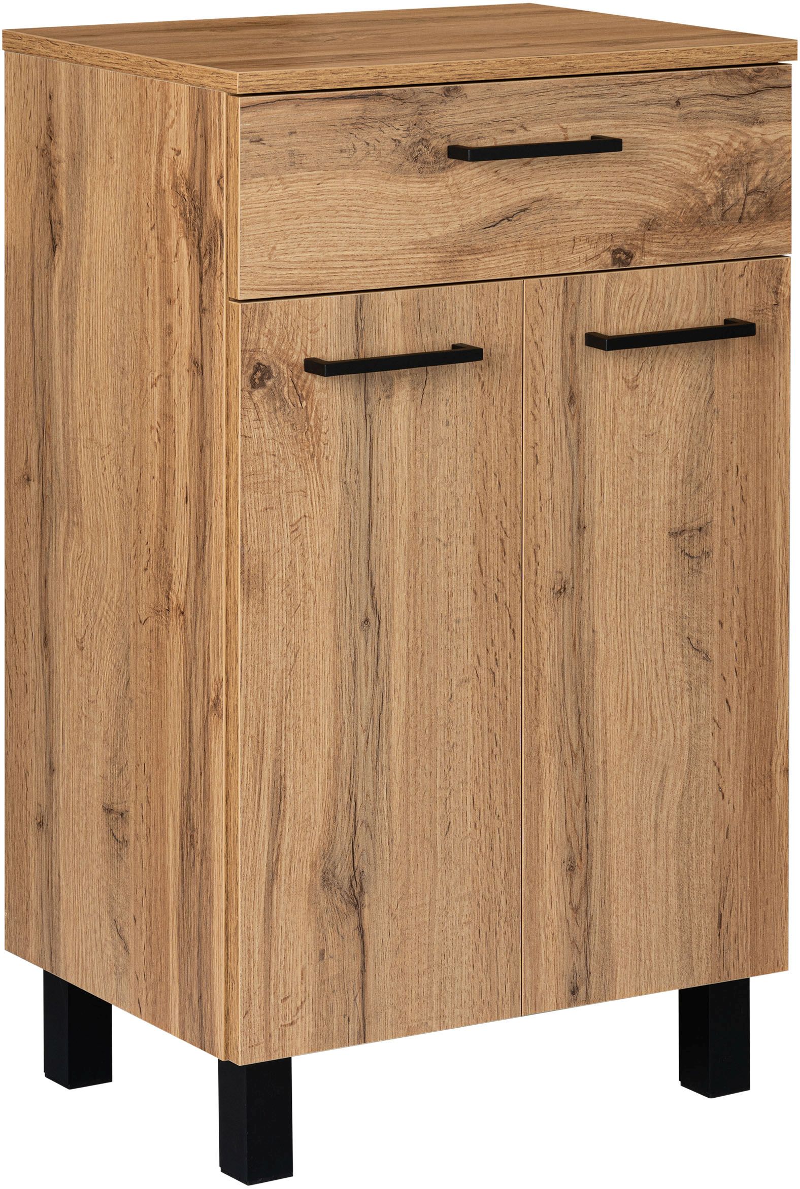 Darmowa Dostawa - Szafka 50x35x84 cm podumywalkowa stojąca dąb Astor Lupo Wotan AMLUC1500N