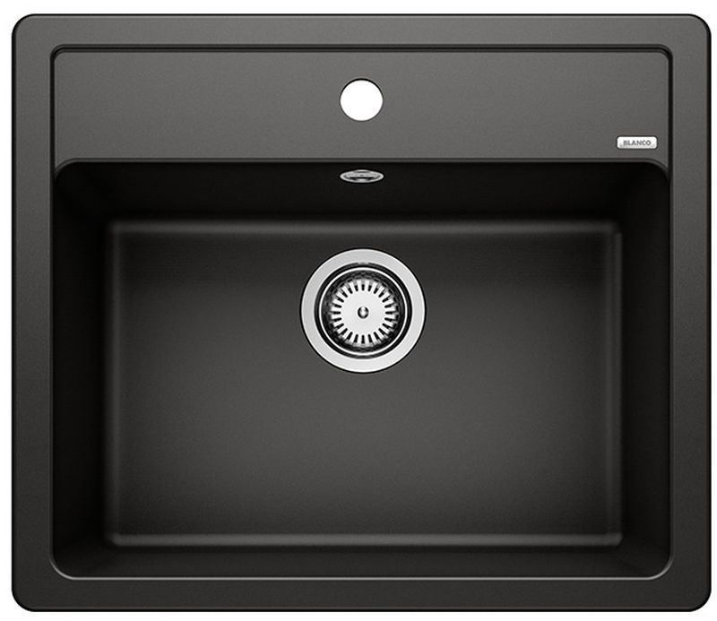 Darmowa Dostawa - Zlewozmywak granitowy 58.5x50 cm czarny Blanco Legra 6 526084