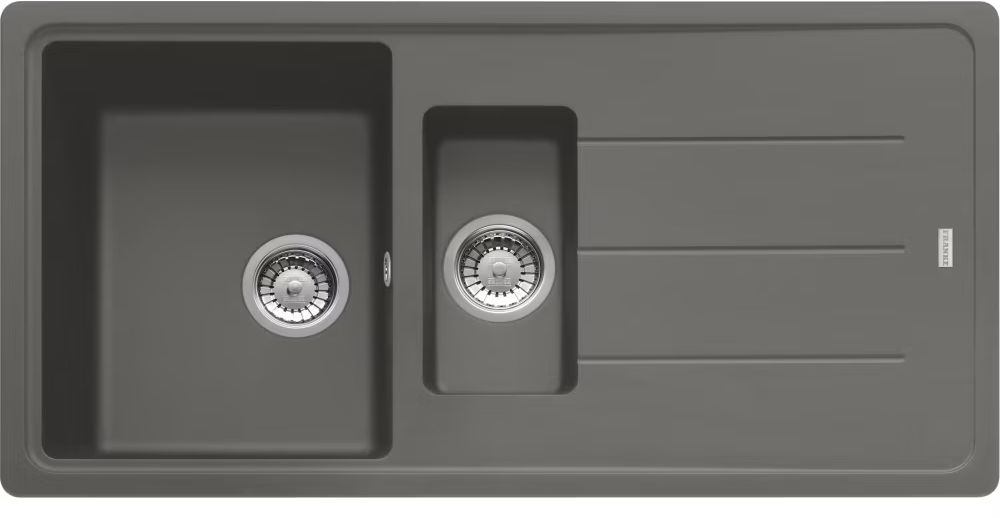 Darmowa Dostawa - Zlewozmywak granitowy 97x50 cm szary/grafitowy/onyx Franke Basis 1140676274