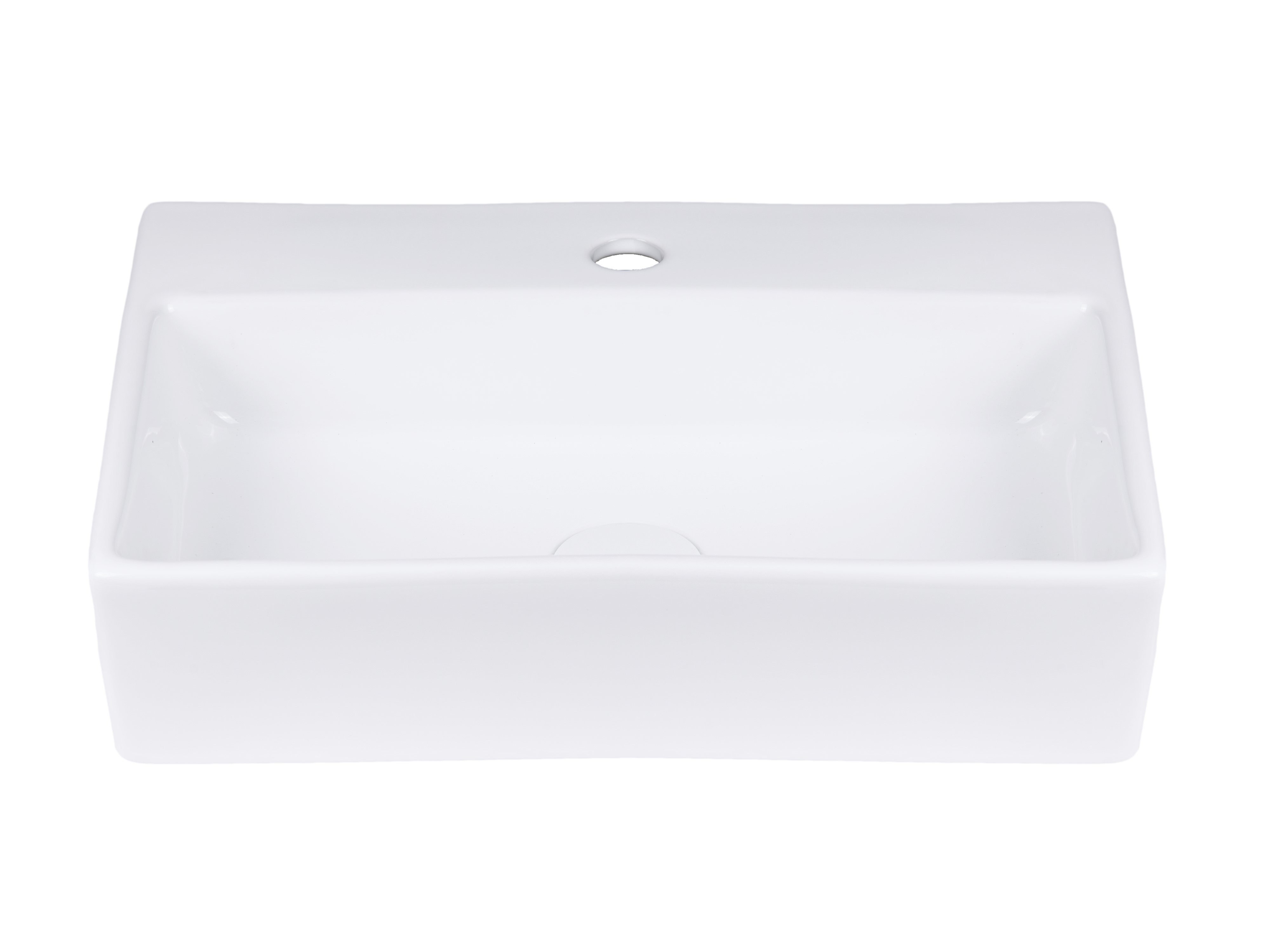 Darmowa Dostawa - Umywalka 51x36 cm prostokątna biały Uptrend Corfu TR414