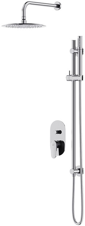 Darmowa Dostawa - Zestaw prysznicowy podtynkowy chrom Cersanit Inverto S952005