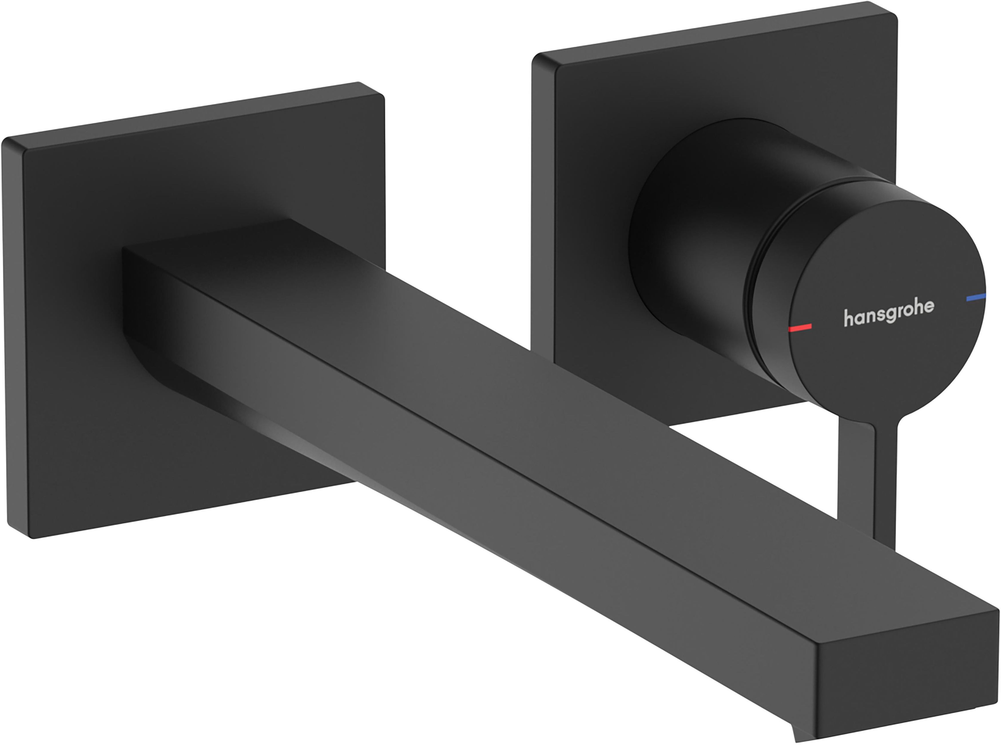 Darmowa Dostawa - Bateria umywalkowa podtynkowa czarna Hansgrohe Tecturis E 73051670