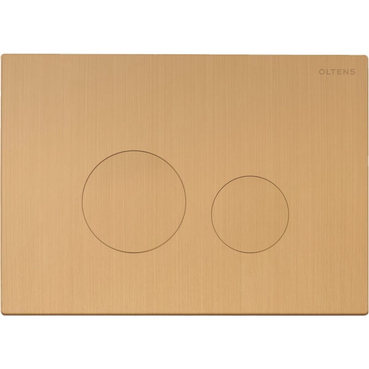 Darmowa Dostawa - Przycisk spłukujący do wc złoto szczotkowane Oltens Lule 57102810